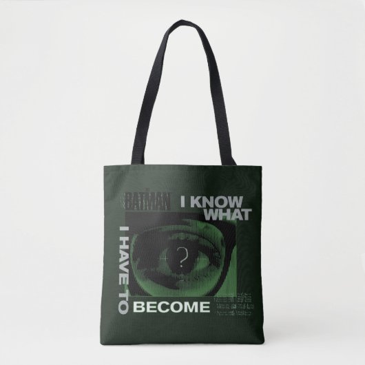 De Riddler "Ik weet wat ik moet worden" Tote Bag (Voorkant)