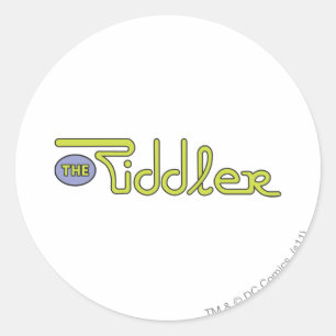 De Riddler Logo Green Ronde Sticker