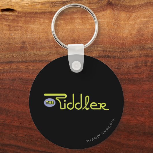 De Riddler Logo Green Sleutelhanger (Voorkant)