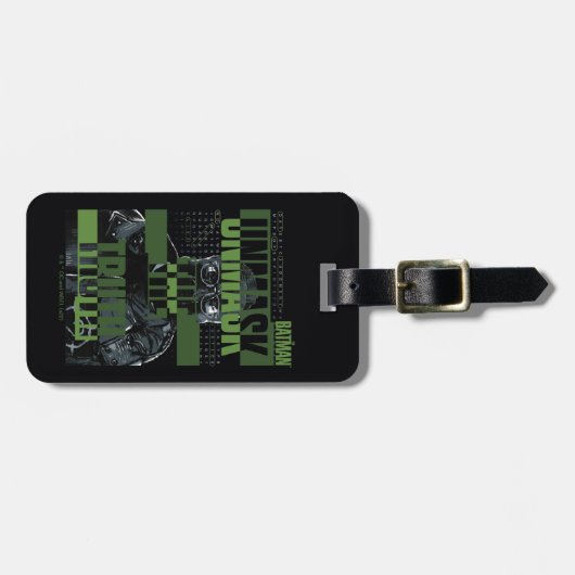 De Riddler - Ontmasker De Waarheid Bagagelabel (Voorkant horizontaal)