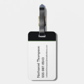 De Riddler - Ontmasker De Waarheid Bagagelabel (Achterkant verticaal)