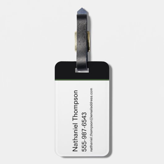 De Riddler - Ontmasker De Waarheid Bagagelabel (Achterkant verticaal)