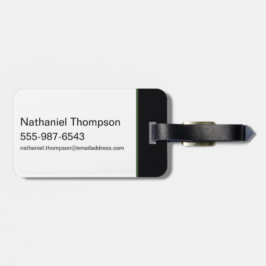 De Riddler - Ontmasker De Waarheid Bagagelabel (Achterkant horizontaal)