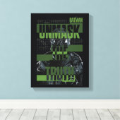 De Riddler - Unmask de Waarheid Canvas Afdruk (Insitu (Houten vloer))