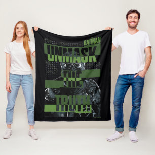 De Riddler - Unmask de Waarheid Fleece Deken