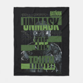 De Riddler - Unmask de Waarheid Fleece Deken (Voorkant)