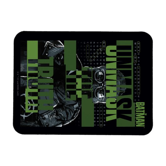 De Riddler - Unmask de Waarheid Magneet (Horizontaal)