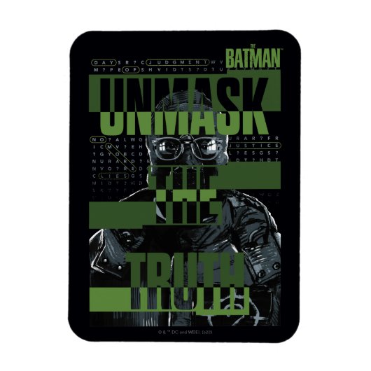 De Riddler - Unmask de Waarheid Magneet (Verticaal)