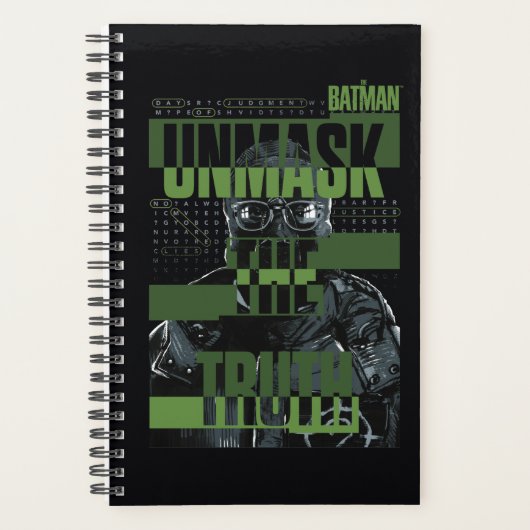 De Riddler - Unmask de Waarheid Planner (Voorkant)