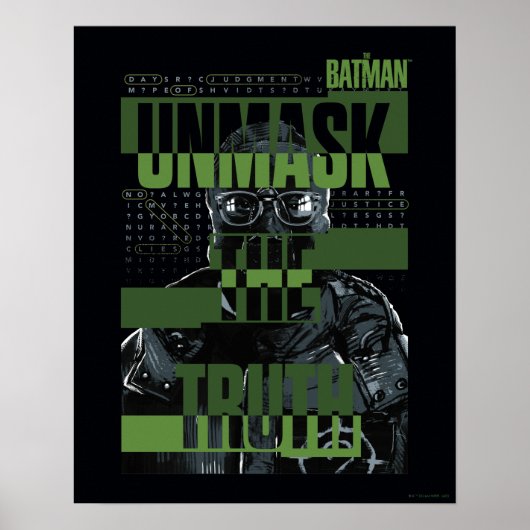 De Riddler - Unmask de Waarheid Poster (Voorkant)