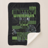 De Riddler - Unmask de Waarheid Sherpa Deken (Voorkant)