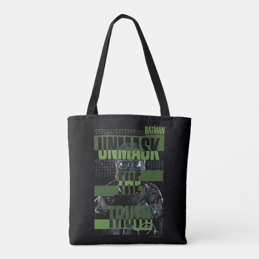 De Riddler - Unmask de Waarheid Tote Bag (Achterkant)