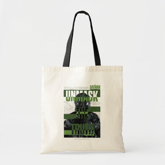 De Riddler - Unmask de Waarheid Tote Bag (Voorkant)