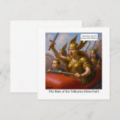 De Ride of the Valkyries (Staats-beurs) Kaart (Voorkant / Achterkant)