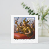 De Ride of the Valkyries (Staats-beurs) Kaart (Staand voorkant)