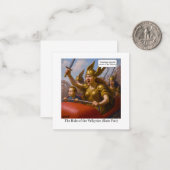 De Ride of the Valkyries (Staats-beurs) Notitiekaartje (Voorkant / Achterkant in situ)