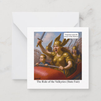 De Ride of the Valkyries (Staats-beurs) Notitiekaartje