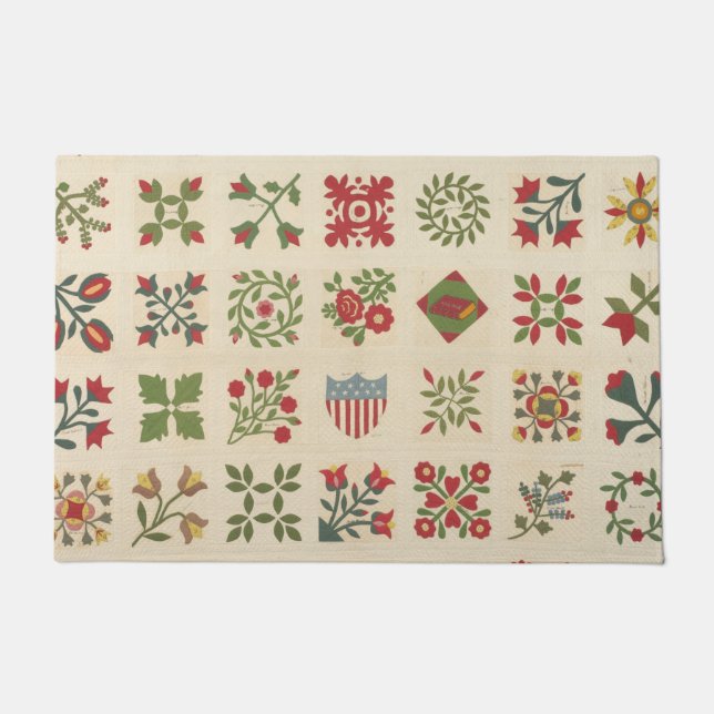 De Rider-kwilt van de Circuit Deurmat (Voorkant)