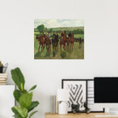 De Riders - Edgar Degas Fine Art Poster (Thuiskantoor)