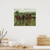 De Riders - Edgar Degas Fine Art Poster (Keuken)