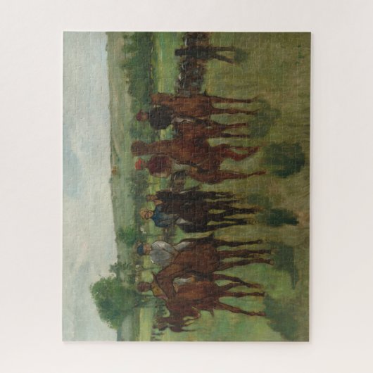 De Riders Fine Art van Edgar Degas Legpuzzel (Verticaal)