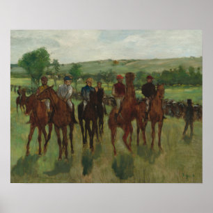 De Riders Fine Art van Edgar Degas Poster