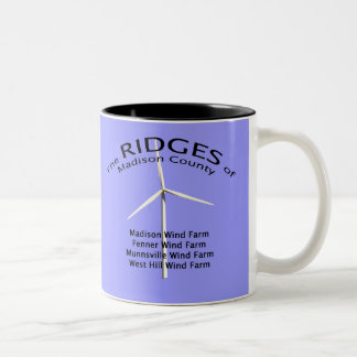 De Ridges van Madison County - rechts Tweekleurige Koffiemok