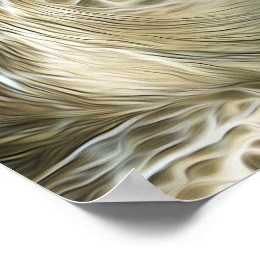 De Ridley Zee Turtle van Kemp met stijl Poster (Hoek)