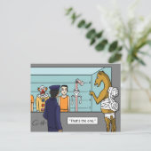 "De riem" Briefkaart (Staand voorkant)