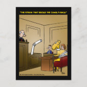 "De riem die de Camel heeft gebroken" Briefkaart (Voorkant)