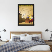 "De riem die de Camel heeft gebroken" Canvas Afdruk (Insitu (Slaapkamer))