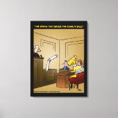 "De riem die de Camel heeft gebroken" Canvas Afdruk (Voorkant)