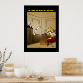 "De riem die de Camel heeft gebroken" Poster (Keuken)