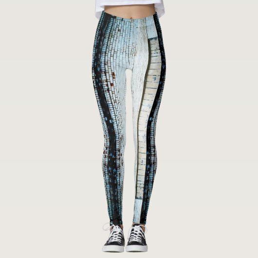 De riemen dragen leggings (Voorkant)
