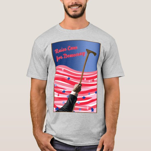 De rietjesdemocratie versterken t-shirt (Voorkant)