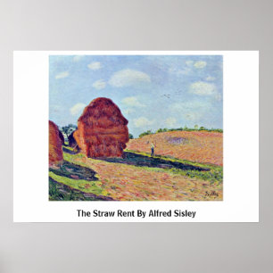 De rietring van Alfred Sisley Poster