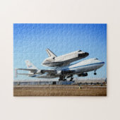 De Riggyback op de Space Shuttle Legpuzzel (Horizontaal)