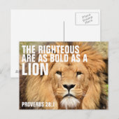 De Righteous is net zo vet als een LION Briefkaart (Voorkant / Achterkant)