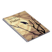 De rij, de maan, de schaduwen *personalize* notitieboek (Rechterzijde)