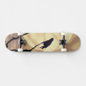 De rij, de maan, de schaduwen persoonlijk skateboard (Horizontaal)