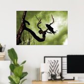 De rij die op een dood Poster van de Bak van de Bo (Thuiskantoor)