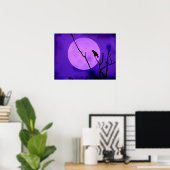 De rij en de Amethyst-maan Poster (Thuiskantoor)