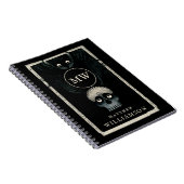 De rij en de donkere schildklierillustratie van de notitieboek (Rechterzijde)