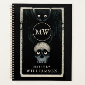 De rij en de donkere schildklierillustratie van de planner (Voorkant)