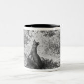 De rij en de vos tweekleurige koffiemok (Center)