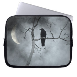 De rij in een begiste bosboom laptop sleeve