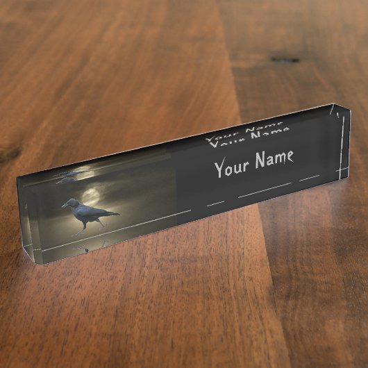 De rij loopt door Moonlight Naambordje (Zijkant)