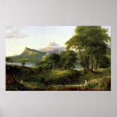 De Rijk, de Arcadiaan of de Pastorale Sta Poster (Voorkant)