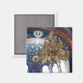 De rijke decoratie van de orthodoxe kathedraal magneet (Voorkant / Achterkant)