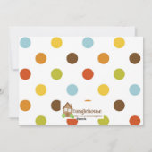 De RIJKELIJKE Thanksgiving van het Heilige Schrift Feestdagenkaart (Achterkant)